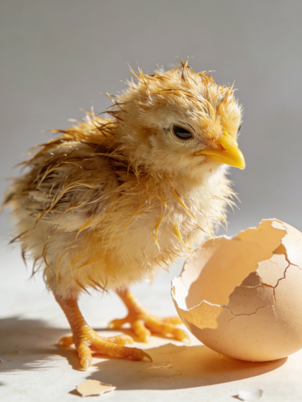 Newly hatched chicks